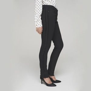 TALL Karl Lagerfeld Frayed Trim Ankle Jean